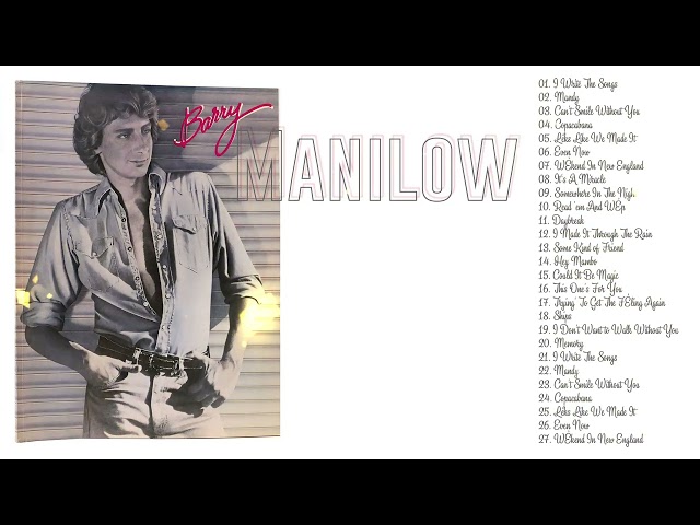Barry Manilow Greatest Hits Full Album 2024 - Barry Manilow Greatest Hits Playlist 2024