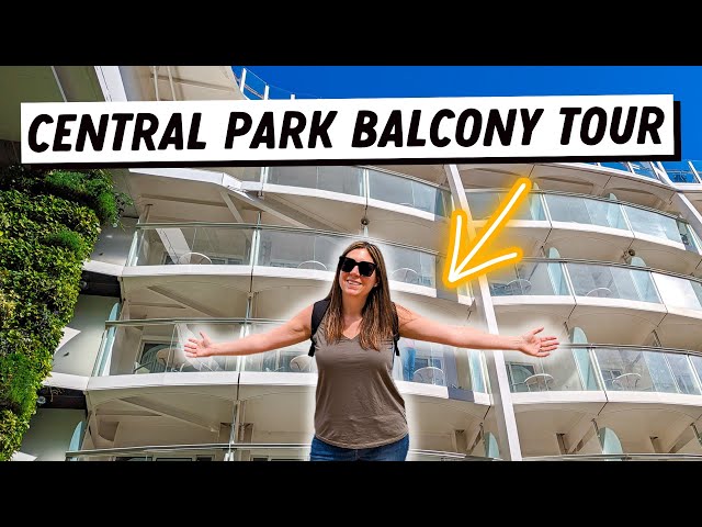 OASIS OF THE SEAS Central Park Balcony Tour | Connecting Cabin Tour