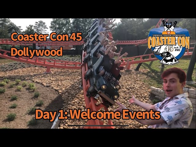 Coaster Con 45 ACE Event at Dollywood | Day 1: Welcome Events | June 2023