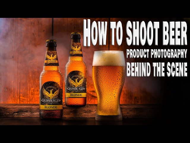 Product Photography - How to shoot beer bottles and glass - Behind the scene - Thierry Kuba