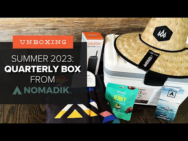 Made for the Shade! | Unboxing the Keep Cool & Adventure On QUARTERLY Box from Nomadik