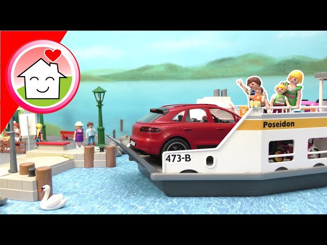 Playmobil Film Familie Hauser auf dem Wasser unterwegs - Geschichten für Kinder