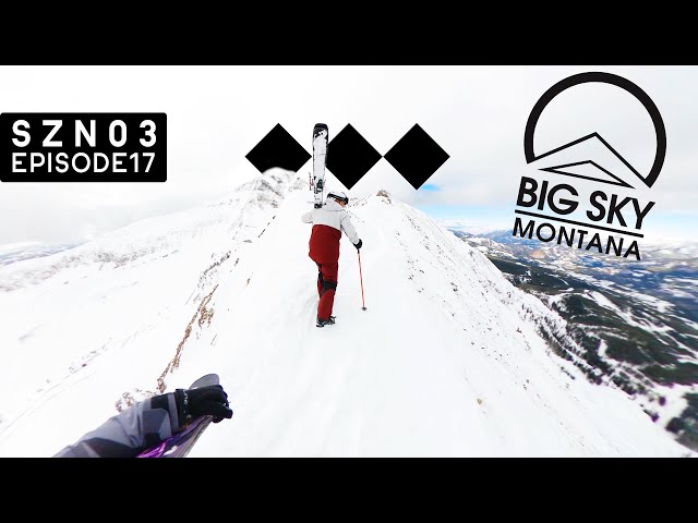 skiing the HEADWATERS at BIG SKY! | vanlife montana