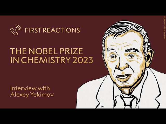 First reactions | Alexey Yekimov, Nobel Prize in Chemistry 2023 | Telephone interview