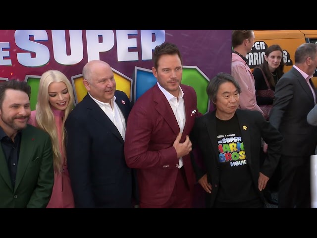 The Super Mario Bros Movie World Premiere Los Angeles - BRoll Atmosphere (Official video)