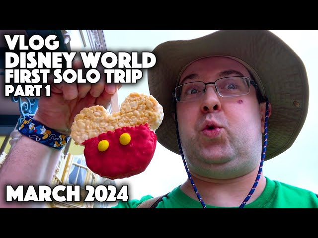 Disney World Solo Trip - Part 1 - March 17th 2024 - VLOG