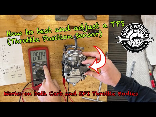 How to adjust a TPS Sensor (Throttle Position Sensor) Carburetor and EFI throttle bodies #tps #diy