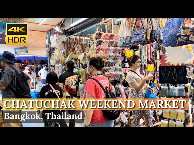 [BANGKOK] Chatuchak Weekend Market "Exploring World's LARGEST Outdoor Market"| Thailand [4K HDR]