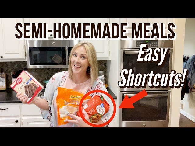 SHORTCUTS for EASY "SEMI" HOMEMADE MEALS // My family LOVED this!