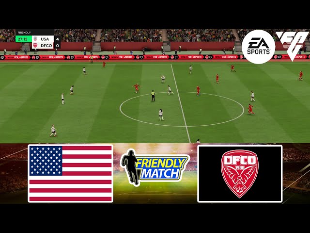 FC 24 - USA W vs Dijon W 28/5/2024 - Friendly Match - Gameplay PS | Full Match