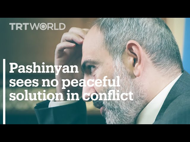Armenian PM Pashinyan says he sees no peaceful solution in conflict