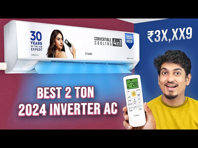 Most Affordable 2 Ton 3 Star Inverter AC in 2024⚡Cruise AC Review | Best AC 2024