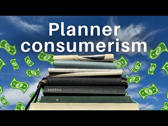 We need to talk about Planner Consumerism.