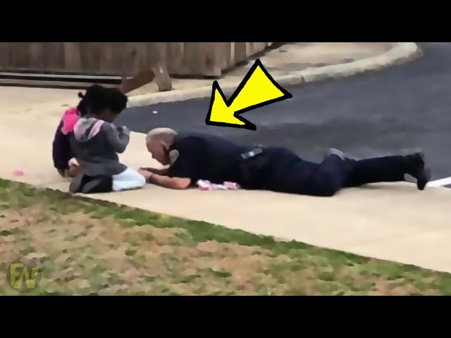 Family Calls Police Due To A Gas Leak. Seconds Later, Mom Spots Cop Lying On The Ground