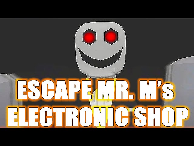 ESCAPE MR. M's ELECTRONIC STORE *All 10 PHONES & SECRET ROOM BADGE* Roblox Gameplay Walkthrough [4K]