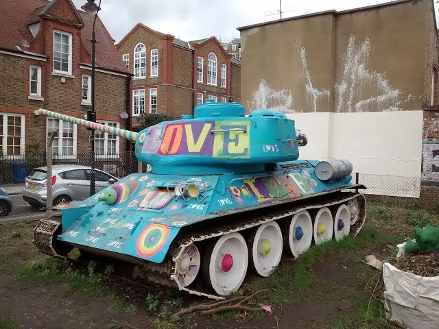 The London T-34 Protest Tank