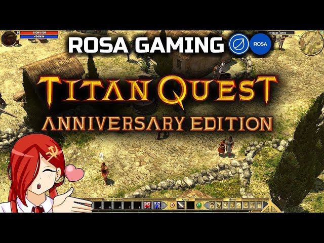 ИГРАЕМ НА LINUX: Titan Quest Anniversary Edition [r7 5700x+32gb+Radeon VII 16Gb]