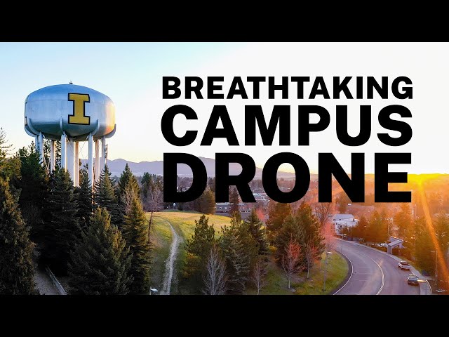 Captivating University of Idaho Campus from Above | Breathtaking Drone Footage