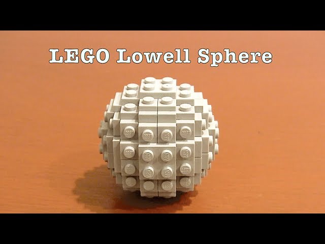 How to Build a LEGO Lowell Sphere / Round LEGO Ball