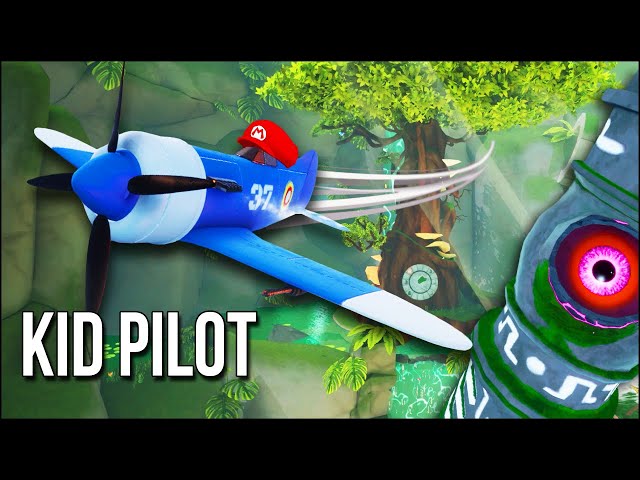 Kid Pilot | It's Super Mario But You're An Airplane