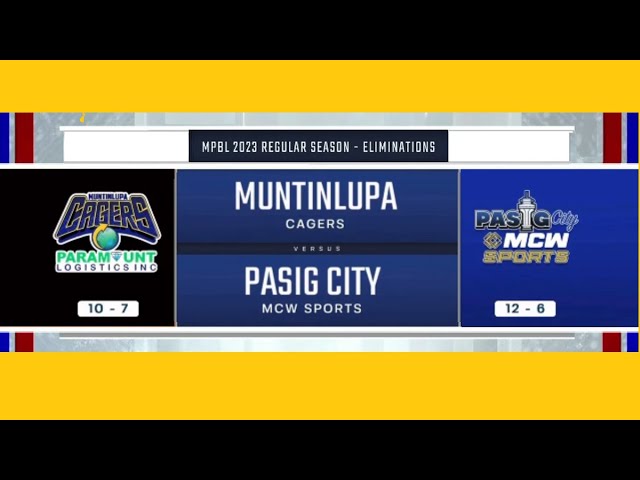 MUNTINLUPA vs PASIG 🏀 FULL GAME HIGHLIGHTS 📺 JULY 10, 2023 🏀MPBL 2023 🏀📺 WITH FULL LAST 2 MINUTES 🏀📺