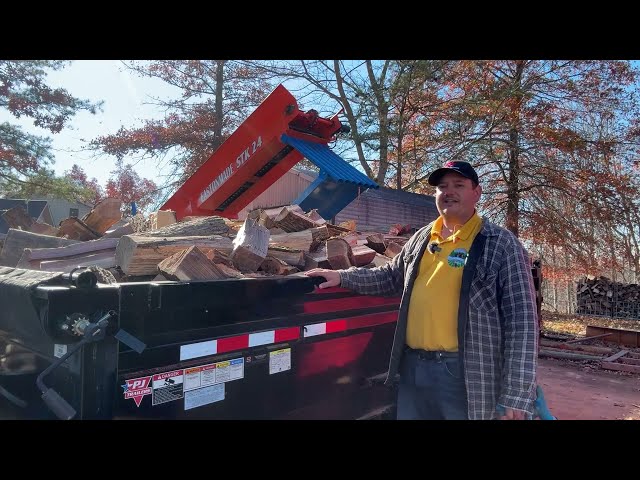 How Long Does It Take To Fill A 7x14 Dump Trailer? Eastonmade 9-16 Commercial Wood Slitter #368