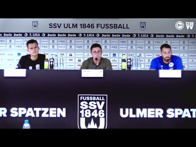 #03 SSV Ulm: Die Pressekonferenz nach dem Spiel