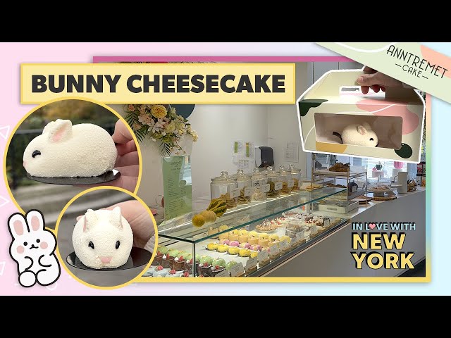 🐇 Bunny Cheesecake AnnTremet Bakery - AnnTremet Cake NYC | November 2023 | NYC VLOG