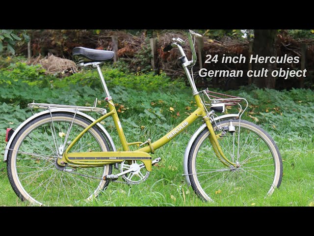 Restoration Vintage 24Inch 70s Hercules Folding Bike. Lifestyle does not have to be too expensive.