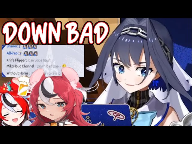 BAE'S DEEP VOICE HITS DIFFERENT! KRONII CALLS OUT CHAT FOR BEING DOWN BAD (ft. Mumei & IRyS)