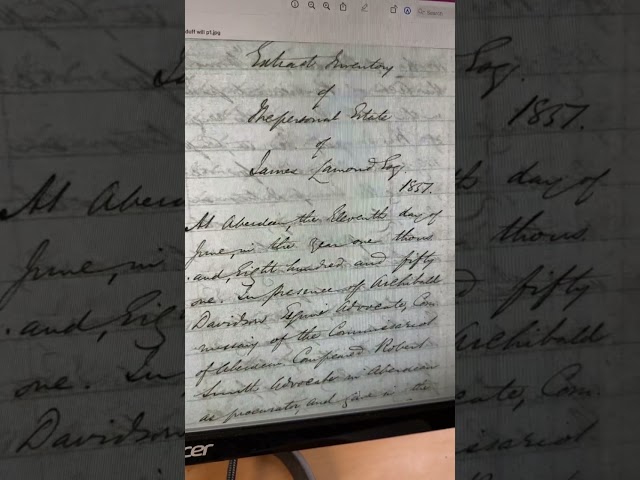 How I approach deciphering 19th century wills and other cursive documents #Genealogy ￼