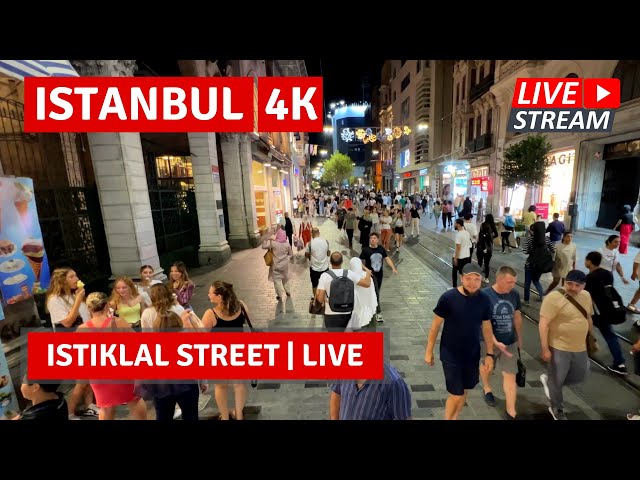 🔴🇹🇷 Live Istanbul 2022 30 August Walking Tour|4k UHD 60fps