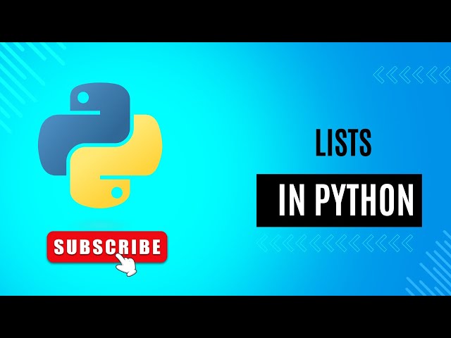 What are lists in Python | Python for beginners