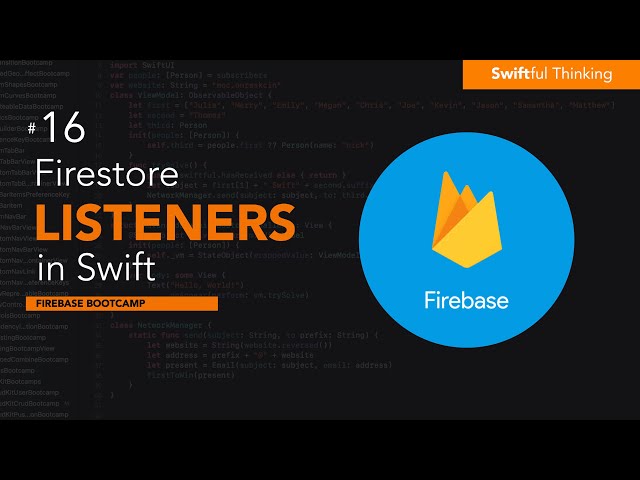 Real-time data updates in iOS app with Firebase Firestore listeners | Firebase Bootcamp #16
