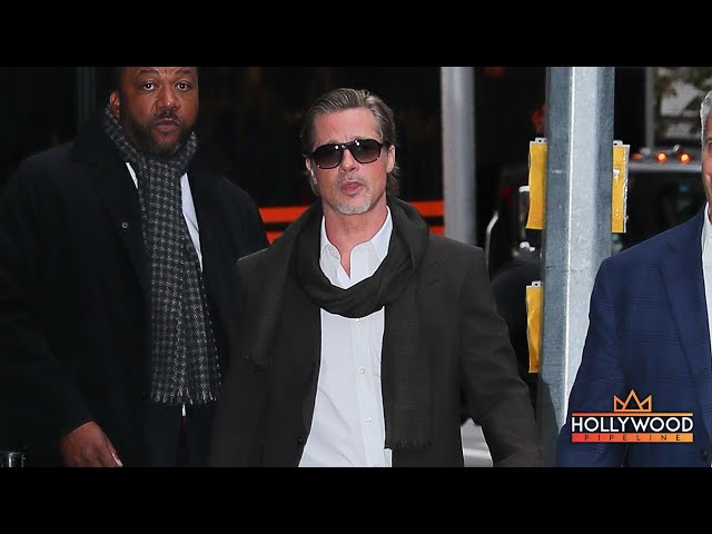 Brad Pitt at Babylon Screening in NYC