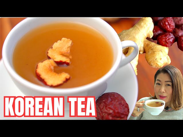 Korean Jujube Ginger Tea🌱 DELICIOUS Home Remedy Tea For Cold & Relaxation 몸에 좋고 맛도 좋은 대추생강차