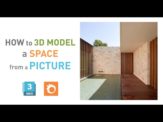 How to 3d model a space from a picture | part 1