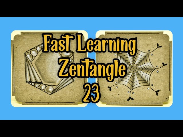Fast Learning Zentangle || Part 23 || Easy Drawing