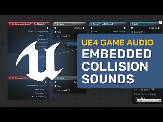 Embedding Sound Effect on Mesh Collision - Unreal Engine 4 Game Audio