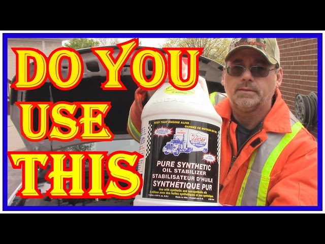 ENGINE OIL ADDITIVES DO THEY WORK  -  LUCAS SYNTHETIC OIL STABILIZER REVIEW