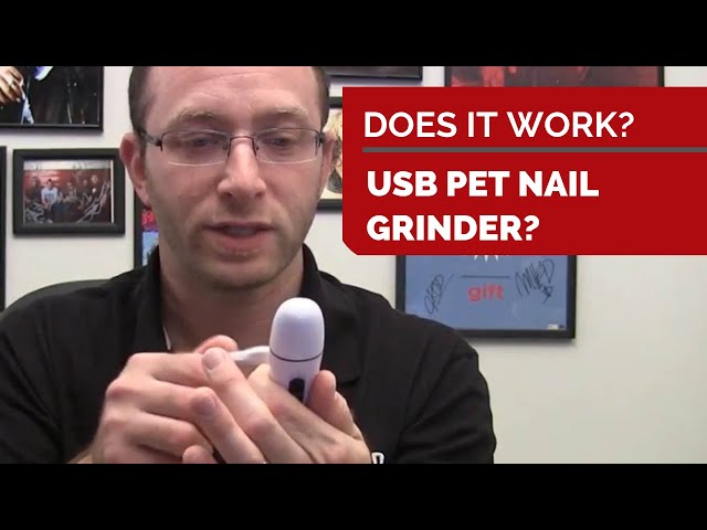 PeCute USB Rechargeable Pet Nail Grinder Review