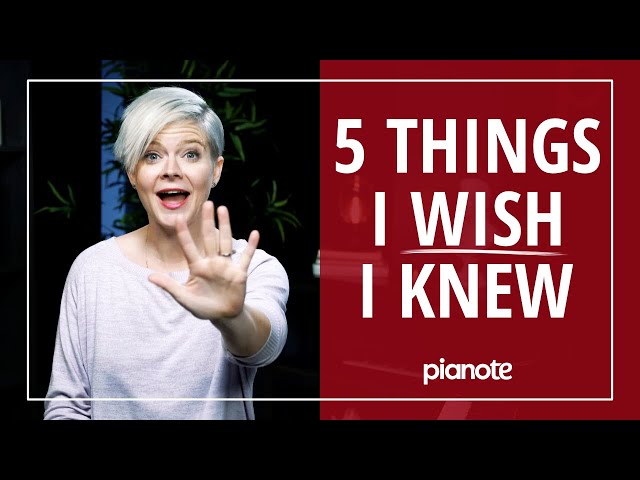 5 Things I Wish I'd Known Before Starting The Piano 🎹😓 (Beginner Lesson)