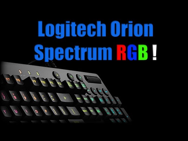 Logitech G810 Orion Spectrum Unboxing (DK)