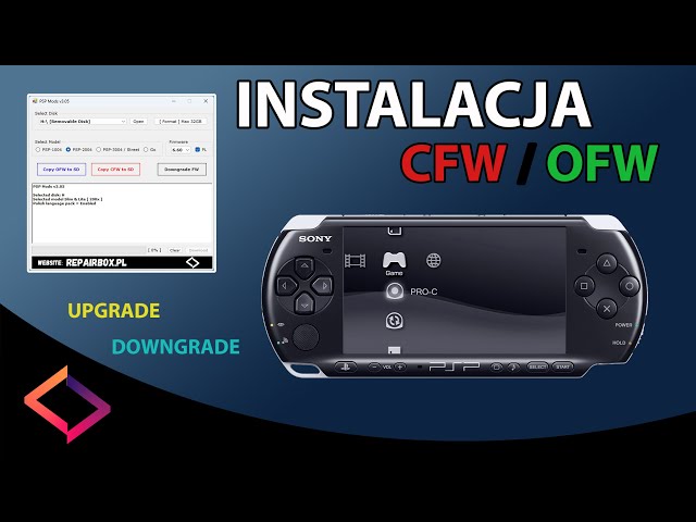 PSP Mods - Prosta przeróbka każdego modelu PlayStation Portable -  CFW | OFW | Downgrade FW