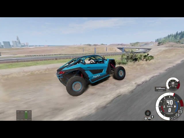 I used a offroad buggy to escape the AI cars