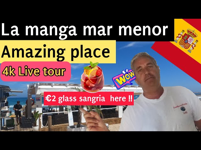 La manga Mar Menor /driving tour/la manga Murcia costa calida Spain