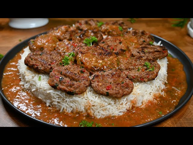 You haven't eaten kofta and rice made with this sauce before! AMAZING 😋