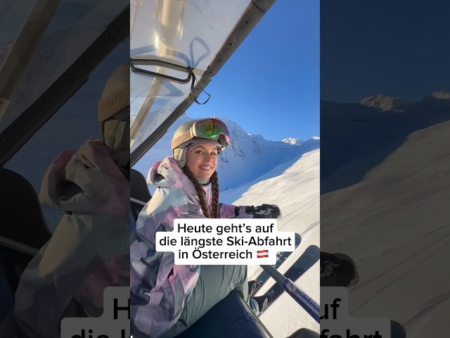 Schwarze Schneid in Sölden: Längste Skiabfahrt in Österreich 🤩💪⛷️