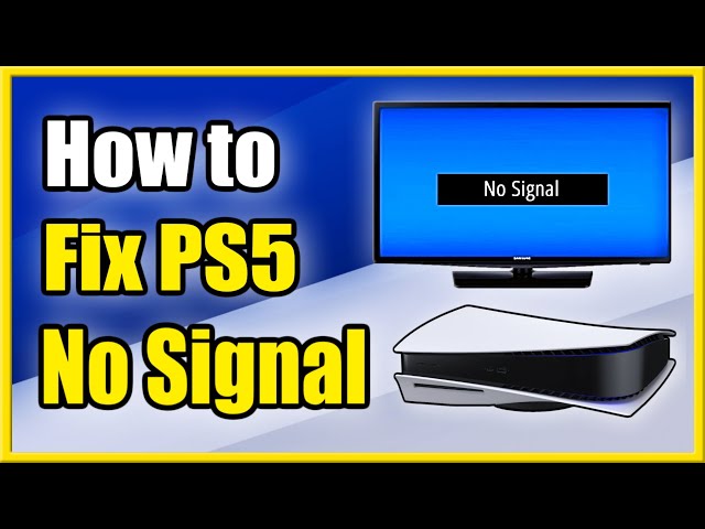 How to Fix PS5 No Signal & Black Screen HDMI Issues (Best Tutorial)
