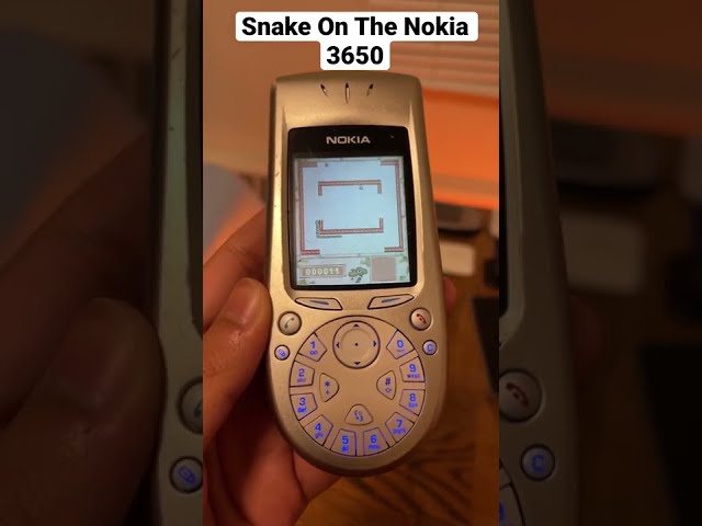 🐍Snake On The Nokia 3650 (2003)🔥 #shorts
